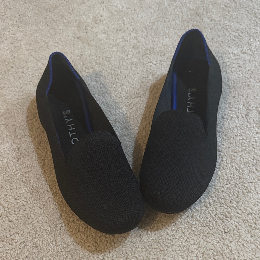 Rothy’s Black Slip-On Shoes